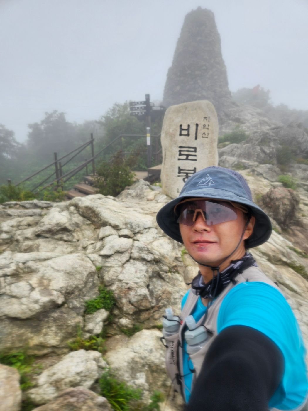 치악산 비로봉 정상석 블랙야크 명산100 강원20챌린지 인증